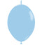 Globos Látex biodegradables Enlace Rapido Pastel Azul Claro /260
