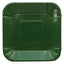 Plato Cartón Cuadrado 6" 8" Verde x12