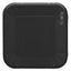 Plato Cartón Cuadrado 6" 8" Negro x12