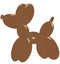 Globos Látex Biodegradables Mil Figura Corrientes x50 Caramelo