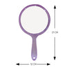 Espejo de Plástico con Mango de Doble Cara, Espejo de Maquillaje