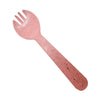 Cuchara Tenedor Biodegradables Bambu Bajo en Plastico