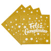 Servilleta Feliz Cumpleaños Unicolor x20