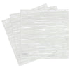 Servilleta Metalizadas Lineas Plata x20