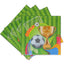 Kit (Cubiertos-Platos-Servilletas-Vasos) Fútbol Verde