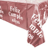 Mantel Metalizado - Feliz Cumpleaños