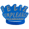 Diademas de Cartón Corona Neón Feliz Cumpleaños