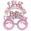 Diadema Feliz Cumpleaños con Gafas Escarcha