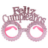 Diadema Feliz Cumpleaños con Gafas Escarcha