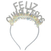 Diadema Feliz Cumpleaños con Gafas Escarcha
