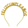 Diadema Feliz cumpleaños Perlas