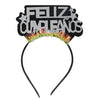 Diadema Feliz Cumpleaños Estrellas Escarcha