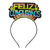 Diadema Feliz Cumpleaños Estrellas Escarcha