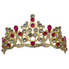 Tiaras y Coronas Para Mujer Diamantes Falso Cristal Metal
