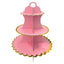Base Soporte de Cartón Colores Pasteles para Cupcakes 3 Niveles