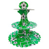Base Soporte de Cartón para Cupcakes 3 Niveles Futbol