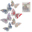 Mariposas Decorativa Colores x12 3 Tamaños
