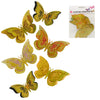 Mariposas Decorativa Colores x12 3 Tamaños