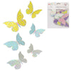 Mariposas Decorativas x 12 - 2 Tamaños