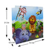 Bolsa Kambrel Animales con fuelle 37x32 cm