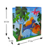 Bolsa Kambrel Animales Dinosaurio con fuelle 30x27 cm