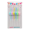 Velas x 6 Unidades Pastel Surtida