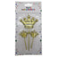 Juego de 3 Velas de Corona de Feliz Cumpleaños