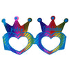 Gafa Neón Estampado Feliz Cumpleaños Corazón x 12 Unidades