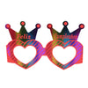 Gafa Neón Estampado Feliz Cumpleaños Corazón x 12 Unidades