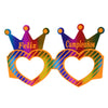 Gafa Neón Estampado Feliz Cumpleaños Corazón x 12 Unidades