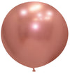 Globos Látex Biodegradables Espejo Cromado Oro Rosa /835
