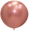 Globos Látex Biodegradables Espejo Cromado Oro Rosa /835