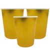 Vaso Cartón Metalizado 9 Ozas Biodegradables x12