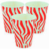 Vaso Cartón Zebra 9 Onzas x12