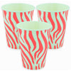 Vaso Cartón Zebra 9 Onzas x12