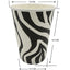 Vaso Cartón Zebra 9 Onzas x12