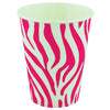 Vaso Cartón Zebra 9 Onzas x12