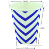 Vaso Cartón Zigzag 9 Onzas x12