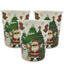 Vaso Cartón 8 Onzas Biodegradables Feliz Navidad x 12