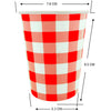 Vaso Cartón Picnic Rojo 9 Onzas x12