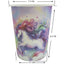 Vaso Cartón 8oz Biodegradables Unicornio x12 pcs