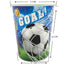 Vaso Cartón 8oz Biodegradable Futbol x12 pcs