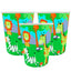 Vaso Cartón Biodegradable Animales 8 oz