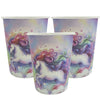 Vaso Cartón 8oz Biodegradables Unicornio x12 pcs
