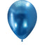 Globos Látex Biodegradables Espejo Cromado Azul