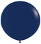 Globos Látex Biodegradables Satinados Perlados Azul Noche K12