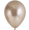 Globos Látex Biodegradables Espejo Cromado Champaña