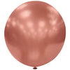 Globos Látex Biodegradables Espejo Cromado Oro Rosa