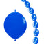 Globos Látex biodegradables Enlace Rapido Corrientes Azul Rey /065