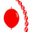 Globos Látex biodegradables Enlace Rapido Corrientes Rojo /029